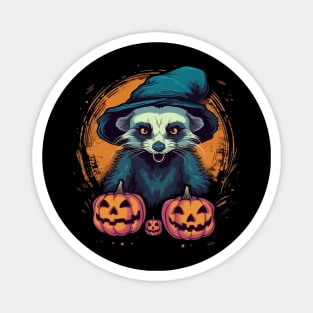 Ferret  Halloween Magnet